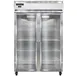 Continental Refrigerator 2FSNGD 52" 2-Section Reach-In Freezer, 2 Glass Doors, Top Mounted, 32 cu. ft. 1 image