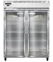 Continental 2RENSSGD 57" 2-Section Reach-In Refrigerator w/ 2 Glass Doors, All Stainless Steel, 50 cu.ft. 1 image