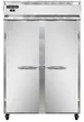 Continental Refrigerator 2RNSS 52" 2-Section Reach-In Refrigerator w/ 2 Solid Doors, All Stainless Steel, 48 cu.ft. 1 image