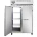 Continental Refrigerator 2RNSSPT 52" 2-Section Pass-Thru Refrigerator w/ 4 Solid Doors, All Stainless Steel, 50 cu. ft. 1 image