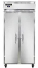 Continental Refrigerator 2RSESNSS 36" 2-Section Reach-In Refrigerator w/ 2 Solid Doors, All Stainless Steel, 24 cu.ft. 1 image