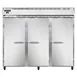 Continental Refrigerator 3FESNSA 85" Three Section Reach-In Freezer w/ 3 Solid Doors, Stainless Steel Exterior, 63 cu. ft. 1 image