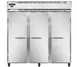 Continental Refrigerator 3RSNSA 78" 3-Section Reach-In Refrigerator w/ 3 Solid Doors, Stainless Steel Exterior, 50 cu.ft. 1 image