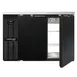 Continental Refrigerator BB50NPT Pass-Thru Back Bar Cooler w/ 16 Cu Ft, 4 Solid Doors, 50" W 1 image