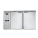 Continental Refrigerator BB59SNSS Refrigerated Back Bar Cooler w/ 2 Solid Doors, 15 Cu Ft, 59" 1 image