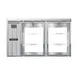 Continental Refrigerator BB59SNSSGDPT 59" Pass-Thru Glass Door Back Bar Cooler 1 image