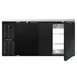 Continental Refrigerator BB69NPT Pass-Thru Back Bar Cooler w/ 26 Cu Ft, 4 Solid Doors, 69" W 1 image
