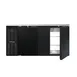 Continental Refrigerator BB69SNPT Pass-Thru Back Bar Cooler w/ 18 Cu Ft, 4 Solid Doors 1 image