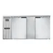 Continental Refrigerator BB69SNSS Refrigerated Back Bar Cooler w/ 2 Solid Doors, 18 Cu Ft, 69" 1 image