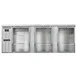 Continental Refrigerator BB90NSSGD Refrigerated Back Bar Cooler w/ 3 Glass Doors, 35 Cu Ft 1 image