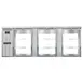 Continental Refrigerator BB90NSSGDPT Pass-Thru Back Bar Cooler w/ 35 Cu Ft, 6 Glass Doors, 90" 1 image