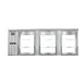 Continental Refrigerator BB90SNSSGDPT Pass-Thru Back Bar Cooler w/ 25 Cu Ft, 6 Glass Doors 1 image