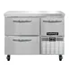 Continental Refrigerator FA43N-D 43" 2-Section Worktop Freezer w/ 2 Drawers & 1 Half Door 1 image