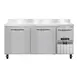 Continental Refrigerator FA68NBS 68" 2-Section Worktop Freezer w/ 2 Full & 1 Half Door 1 image