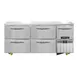 Continental Refrigerator FA68N-U-D 68" Undercounter Freezer w/ 4 Drawers & 1 Half Door 1 image
