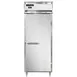 Continental Refrigerator D1RENSAPT 29" 1-Section Pass-Thru Refrigerator w/ 2 Solid Doors, Stainless Steel Exterior, 22 cu. ft. 1 image