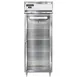 Continental Refrigerator D1RESNSSGD 28" 1-Section Reach-In Refrigerator w/ Glass Door, All Stainless Steel, 18 cu. ft. 1 image