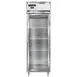 Continental Refrigerator D1RNSAGD 26" 1-Section Reach-In Refrigerator w/ Glass Door, Stainless Steel Exterior, 21 cu. ft. 1 image