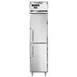 Continental Refrigerator D1RSENHD 18" 1-Section Reach-In Refrigerator w/ 2 Half Solid Doors, Stainless Steel Front Aluminum Exterior, 15 cu. ft. 1 image