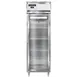 Continental Refrigerator D1RSNSAGD 26" 1-Section Reach-In Refrigerator w/ Glass Door, Stainless Steel Exterior, 16 cu. ft. 1 image