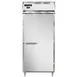 Continental Refrigerator D1RXN 36" 1-Section Reach-In Refrigerator w/ Solid Door, Stainless Steel Front Aluminum Exterior, 32 cu. ft. 1 image