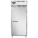 Continental Refrigerator D1RXNPT 36" 1-Section Pass-Thru Refrigerator w/ 2 Solid Doors, Stainless Steel Front Aluminum Ends, 32 cu. ft. 1 image