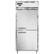 Continental Refrigerator D1RXNSAPTHD 36" 1-Section Pass-Thru Refrigerator w/ 4 Half Solid Doors, Stainless Steel Exterior, 32 cu. ft. 1 image