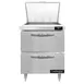 Continental Refrigerator D27N12M-D 27" Mega Top Sandwich Prep Table w/ 2 Drawers, 12 pans 1 image