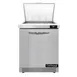 Continental Refrigerator D27N12M-FB 27" Mega Top Sandwich Prep Table w/ 1 Door, 12 pans 1 image