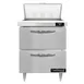 Continental Refrigerator D27N8-D 27" One Section Sandwich / Salad Prep Table w/ 2 Drawers, 8 Pans 1 image