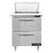 Continental Refrigerator D27N8C-D 27" One Section Sandwich / Salad Prep Table w/ 2 Drawers, 8 Pans 1 image