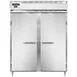 Continental Refrigerator D2RENSS 57" 2-Section Reach-In Refrigerator w/ 2 Solid Doors, All Stainless Steel, 52 cu. ft. 1 image