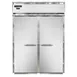 Continental Refrigerator D2RINSA 68" 2-Section Roll-In Refrigerator w/ 2 Solid Doors, Stainless Steel Exterior 1 image