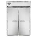 Continental Refrigerator D2RINSS-E 68" 2-Section Roll-In Refrigerator w/ 2 Solid Doors, Extra-High, All Stainless Steel 1 image
