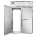 Continental Refrigerator D2RINSSRT-E 68" 2-Section Roll-Thru Refrigerator w/ 4 Solid Doors, Extra-High, All Stainless Steel 1 image
