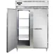 Continental Refrigerator D2RNSAPT 52" 2-Section Pass-Thru Refrigerator w/ 4 Solid Doors, Stainless Steel Exterior, 50 cu. ft. 1 image