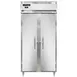 Continental Refrigerator D2RSENSA 36" 2-Section Reach-In Refrigerator w/ 2 Solid Doors, Stainless Steel Exterior, 32 cu. ft. 1 image