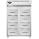 Continental Refrigerator D2RSNSS-F 52" Two Section Vertical Fish/Poultry File Refrigerator w/ 8 Drawers 1 image