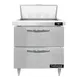 Continental Refrigerator D32N8-D 32" One Section Sandwich / Salad Prep Table w/ 2 Drawers, 8 Pans 1 image