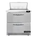 Continental Refrigerator D32N8-FB-D 32" One Section Sandwich / Salad Prep Table w/ 2 Drawers, 8 Pans 1 image