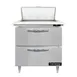 Continental Refrigerator D32N8C-D 32" One Section Sandwich / Salad Prep Table w/ 2 Drawers, 8 Pans 1 image