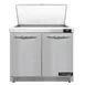 Continental Refrigerator D36N15M-FB 36" Mega Top Sandwich Prep Table w/ 2 Doors, 15 pans 1 image