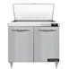 Continental Refrigerator D36N15M 36" Mega Top Sandwich Prep Table w/ 2 Doors, 15 pans 1 image
