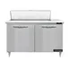 Continental Refrigerator D48N10C 48" Two Section Sandwich / Salad Prep Table w/ 2 Doors, 10 Pans 1 image