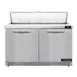 Continental Refrigerator D48N12-FB 48" 2-Door Sandwich and Salad Prep Table, 12 Pans 1 image