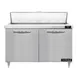 Continental Refrigerator D48N12 48" 2-Door Sandwich and Salad Prep Table, 12 Pans, Stainless Steel 1 image