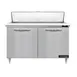 Continental Refrigerator D48N12C 48" Two Section Sandwich / Salad Prep Table w/ 2 Doors, 12 Pans 1 image