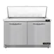Continental Refrigerator D48N18M-FB 48" Mega Top Sandwich Prep Table w/ 2 Doors, 18 pans 1 image