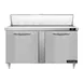 Continental Refrigerator D60N16 60" Two Section Sandwich / Salad Prep Table w/ 2 Doors, 16 Pans 1 image