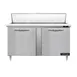 Continental Refrigerator D60N16C 60"Two Section Sandwich / Salad Prep Table w/ 2 Doors, 16 Pans 1 image